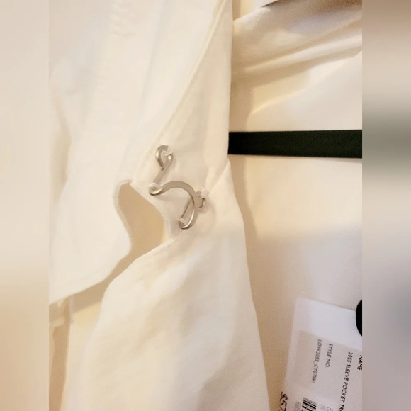Low Classic 20SS SLEEVE POCKET TRENCH COAT -  WHITE - Picture 13 of 16